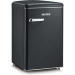 Severin RKS 8832 Kühlschrank, freistehend, schwarz, Breite 55 cm, Energieklasse D