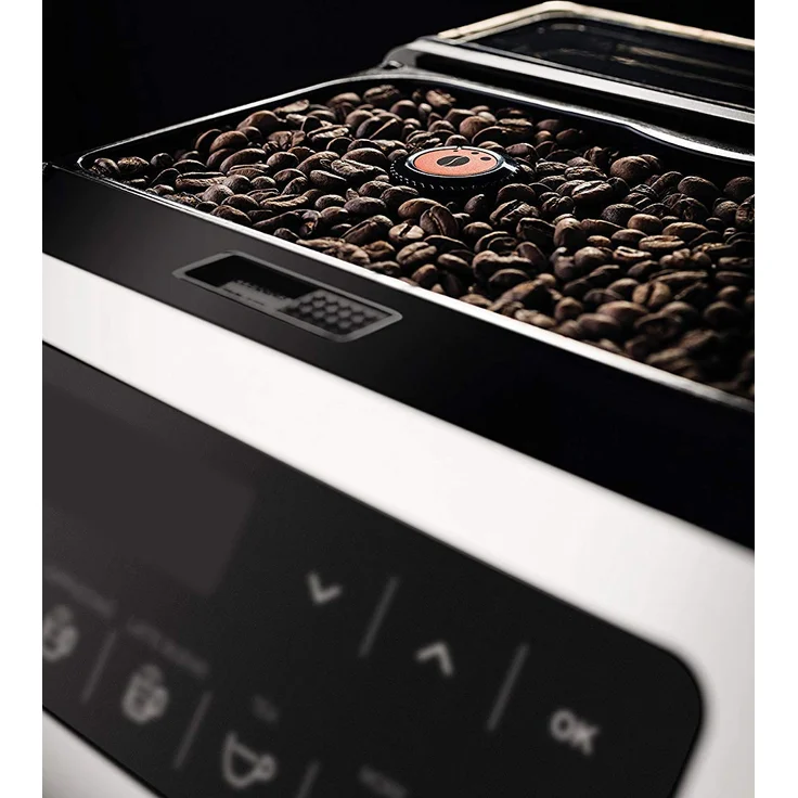 Krups EA891C Evidence Kaffevollautomat, OLED- Display, Barista Quattro Force Technologie, 12 Kaffee-Variationen, 3 Tee-Variationen, One-Touch-Cappuccino Funktion, 2-Tassen Funktion, metall, mit Milchsystem und integriertem Mahlwerk – Bild 11