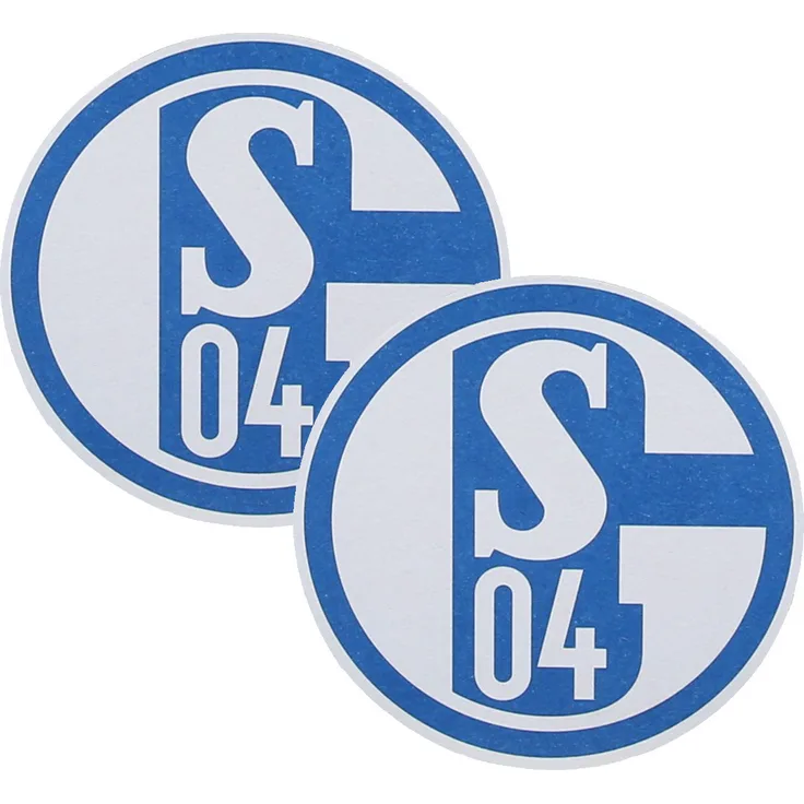 FC Schalke 04 Bierdeckel 50er-Set. 10.7 cm