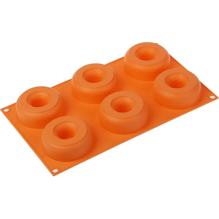 Silikomart 190352 Backform Donuts, 6er-Form