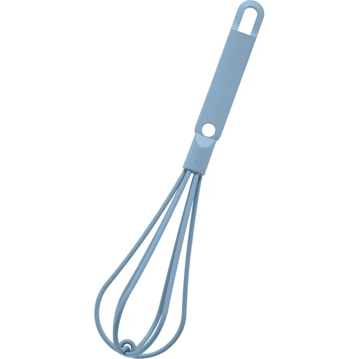 ZENKER 27189 FACKELMANN Schneebesen Candy, Rührbesen aus Kunststoff für beschichtete Pfannen und Töpfe (Farbe: Eisblau), Menge: 1 Stück