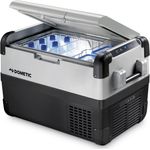 Dometic CoolFreeze CFX 50W, elektrische Kompressor-Kühlbox-Gefrierbox, 46 Liter, 12-24 V und 230 V für Auto, Lkw, Steckdose, Energieklasse B, mit WLAN + USB Anschluss, grau