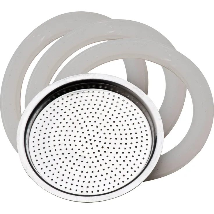 PEDRINI 02CF037.RG1 Kaffeekocher, Aluminium, Bianco, 4