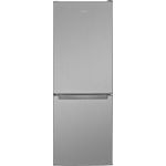 Bomann KG 7331 Kühl-Gefrierkombination, freistehend, Edelstahloptik, Abtauteilautomatik, Breite 50 cm