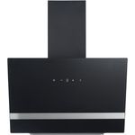 respekta Premium CH 24060 SAM, Motorhaube, Kamin abgewinkelt, Breite: 59.5 cm, Tiefe: 38.5 cm, Absaugung und Rückführung (mit zusätzlichem Rückführungsset), Schwarz