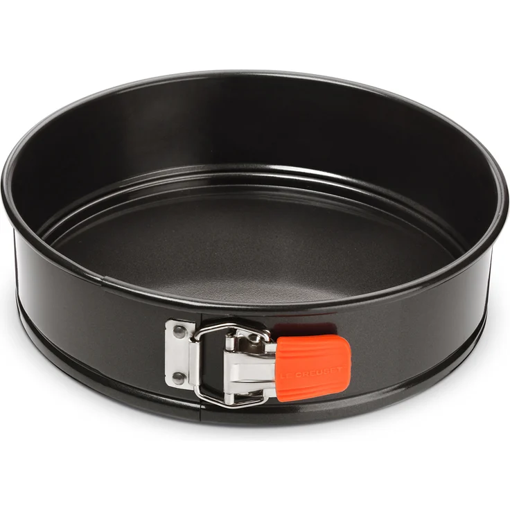 Le Creuset Antihaft Springform, Rund, Ø 26 cm, PFOA-frei, Sauerteigbeständig, Aus Karbonstahl gefertigt, Anthrazit-Orange – Bild 1