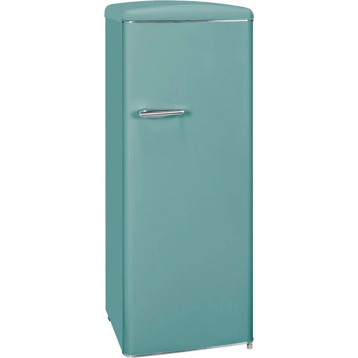 Exquisit RKS325-V-H-160F Kühlschrank, freistehend, taubenblau, Breite 54.5 cm, Energieklasse F – Bild 3