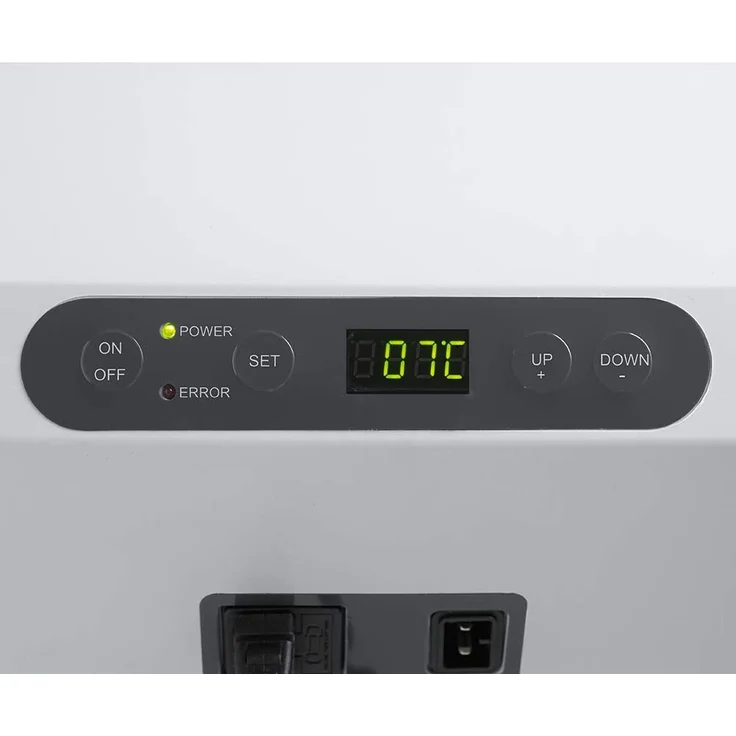 Mobicool MCF32, elektrische Kompressorkühlbox, Energieeffizienzklasse D, 31 l, 12-24-230 V, Mini-Kühlschrank für Auto, Lkw, Boot + Steckdose, weiß, grau – Bild 3
