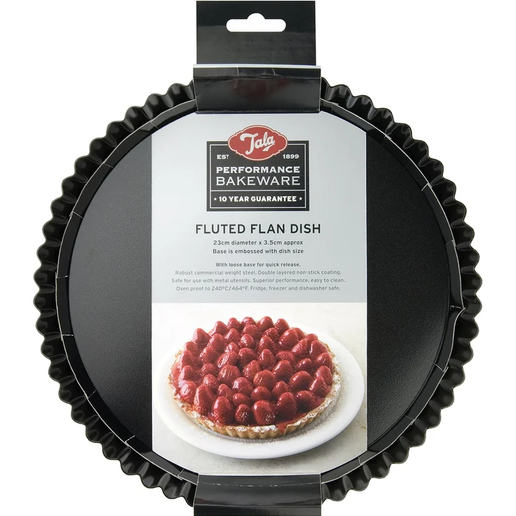 Tala Performance Bakeware Pastetenform-Kuchen-Form, schwarz, 23 cm – Bild 1
