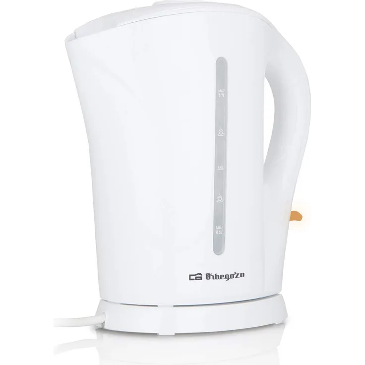 Orbegozo KT 6003 Elektrischer Wasserkocher ohne BPA 1,7 L 2200 W