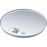 Beurer KS 28 Küchenwaage, Glas-Silber