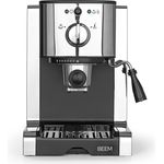 BEEM ESPRESSO-PERFECT, Espresso-Siebträgermaschine - 20 bar, BASIC SELECTION, silber, Integrierte Milchschaumdüse