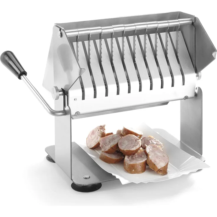HENDI Wurstschneider, Curry Wurstschneider, Manuelle schneider, 214x155x205mm, Edelstahl