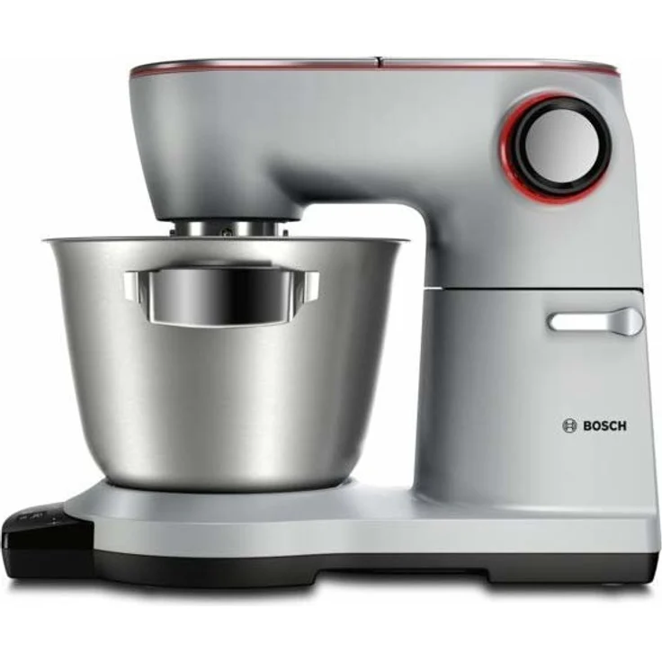 Bosch MUM9DX5S31 OptiMUM Küchenmaschine, 1500W, 7 Geschwindigkeiten, Waage, Durchlaufschnitzler, Smart Dough, 5,5 L Edelstahlschüssel, silber, Serie: MUM9 – Bild 3