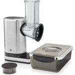 WMF Küchenminis Salat-to-go, Salatzubereiter, elektrischer Gemüseschneider, 5 Einsätze, inkl. Salat-to-go-Box, 150 W 