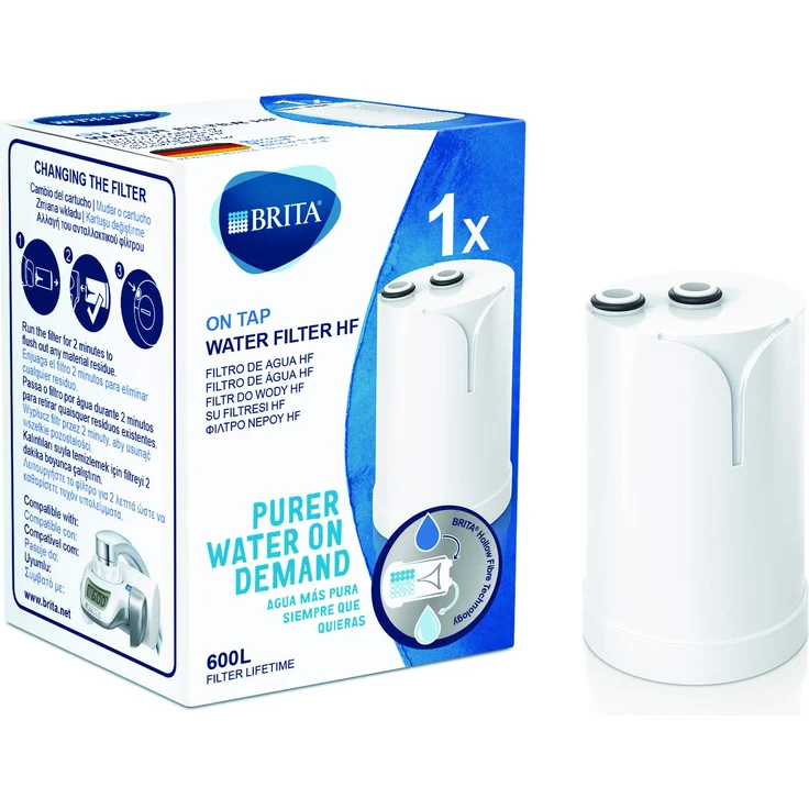 BRITA Wasserfilter, Polycarbonat, Weiss, 1 – Bild 1