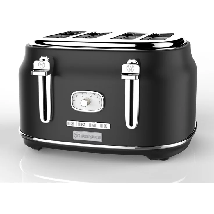 Westinghouse Retroline 4-Schlitz Toaster WKTT809BK Retro schwarz