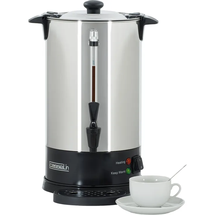 Casselin CPC60S Kaffeevollautomat 60 Tassen Sp, Edelstahl