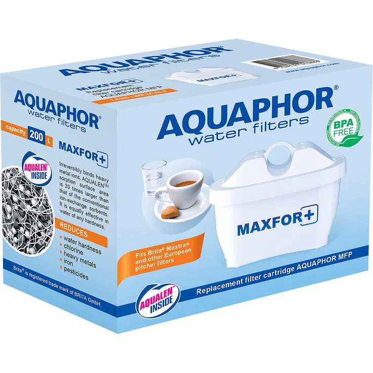 AQUAPHOR MAXFOR+ Wasserfilterkartusche, Kunststoff, weiß, 1 Stück – Bild 1