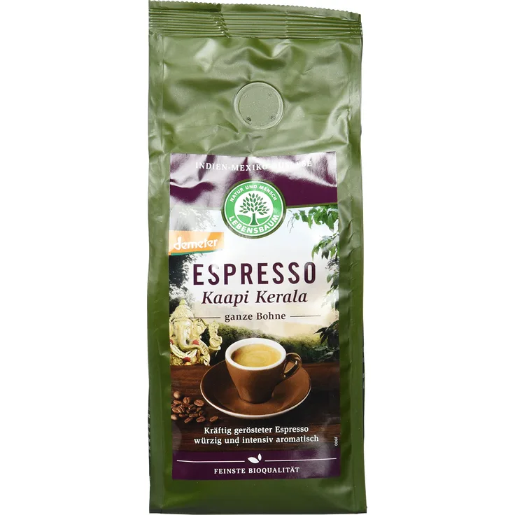 Lebensbaum Espresso Kaapi Kerala, Bohne, 250g