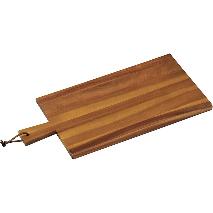 Kesper 28192 Tranchierbrett 45x22x1,5cm aus Akazie, Braun, 45 x 22 x 1,5 cm