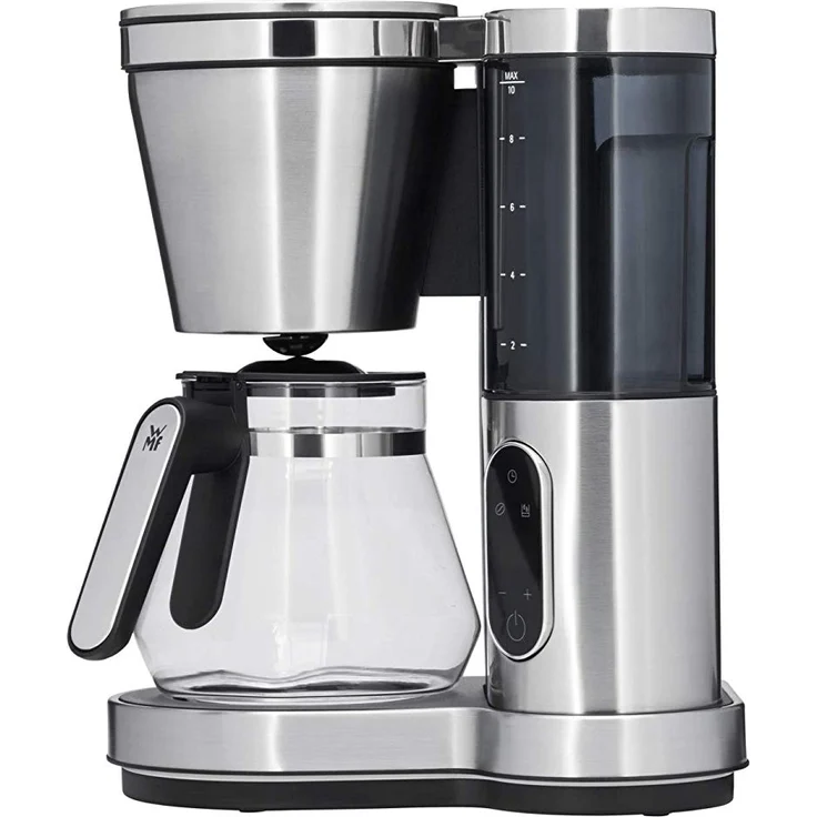 WMF Lumero Kaffeemaschine mit Glaskanne, Filterkaffee, 10 Tassen, Timerfunktion, Warmhalteplatte, abnehmbarer Wassertank, Touch-Display, Tropfstopp, Schwenkfilter, Abschaltautomatik, 1000 W – Bild 2