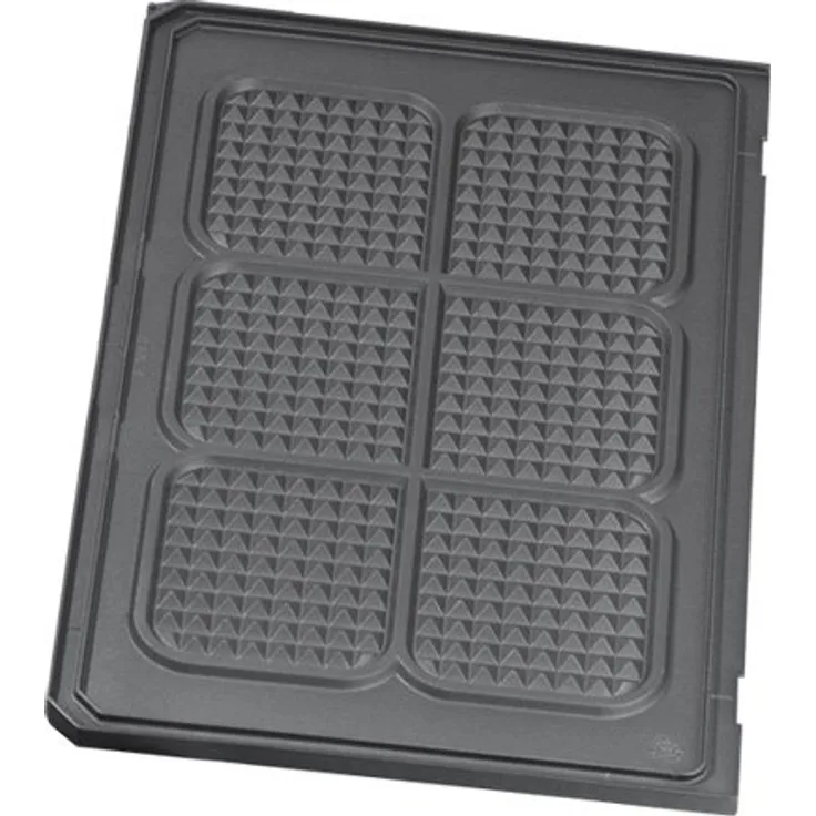 Steba Grillplatte unten, geriffelt / Waffelmuster, anthrazit