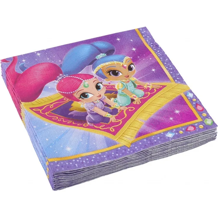 servietten Shimmer and Shine 33 cm 20 Stück
