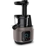 Moulinex ZU150510 Entsafter Juiceo Obst und Gemüse 2 Geschwindigkeitsstufen aluminium