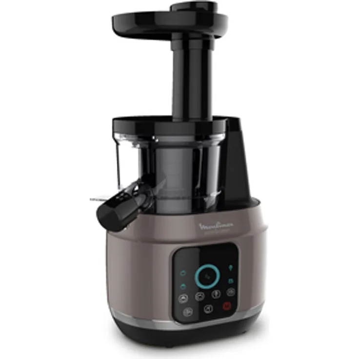 Moulinex ZU150510 Entsafter Juiceo Obst und Gemüse 2 Geschwindigkeitsstufen aluminium