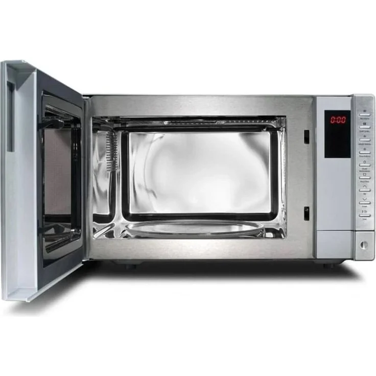 Caso SMG20 Design Mikrowelle 3324 mit Grill, Standgerät, 800 Watt Mikrowelle, 1000 Watt Grill, Front Edelstahl gebürstet, Intuitive Bedienung – Bild 2