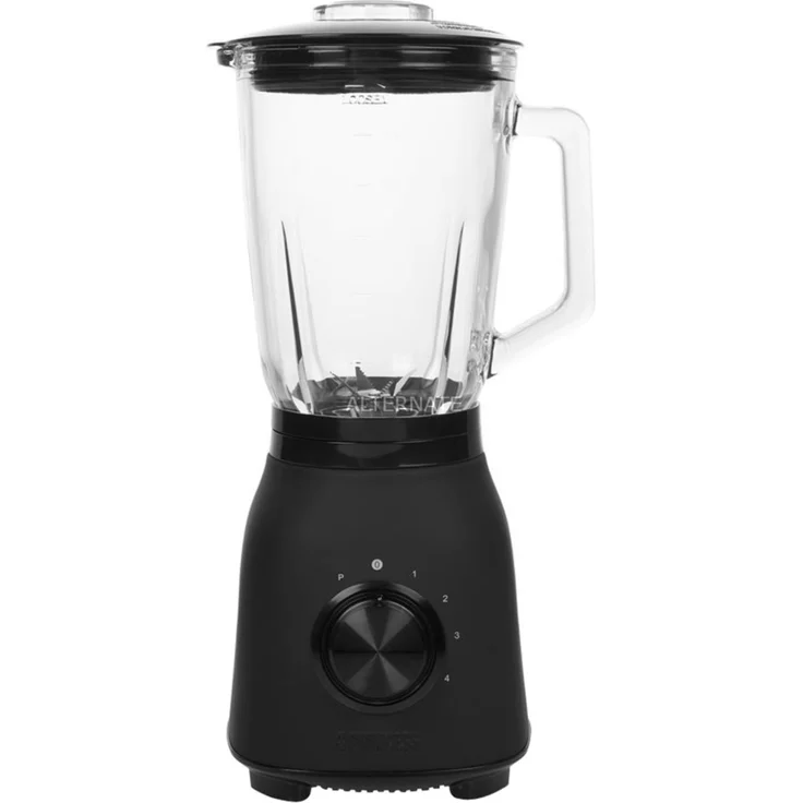 Princess Black Steel 212092 Standmixer, 1000W, 1,5L, Pulse-Funktion, schwarz – Bild 1