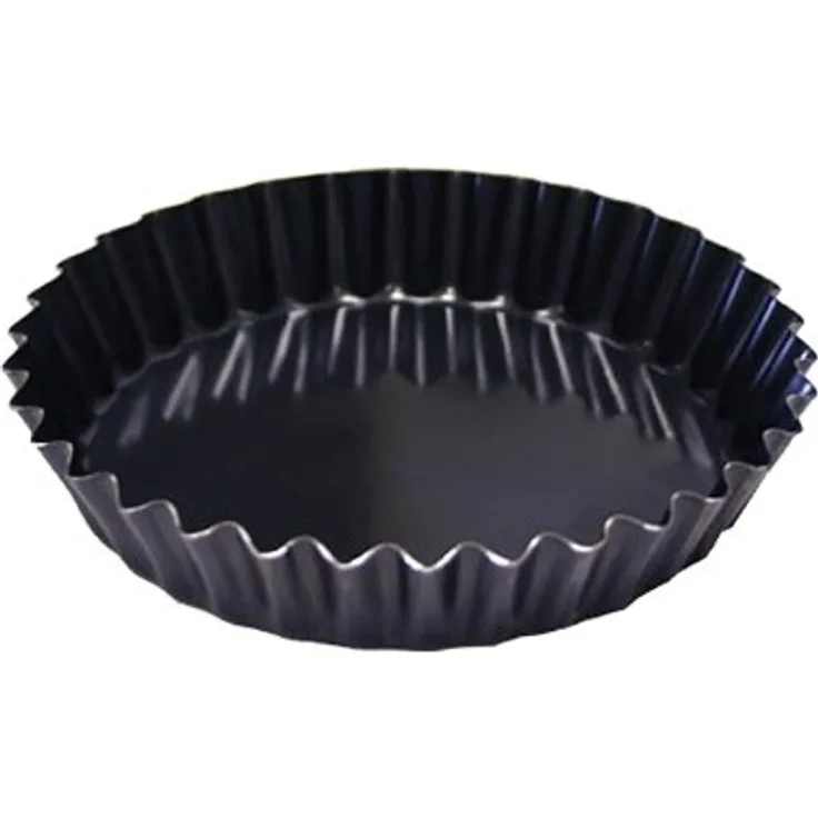 DeBuyer Pizzablech & Tortenform, Edelstahl, Silber, 27.9 x 20.1 x 10.9 cm, 2-Einheiten