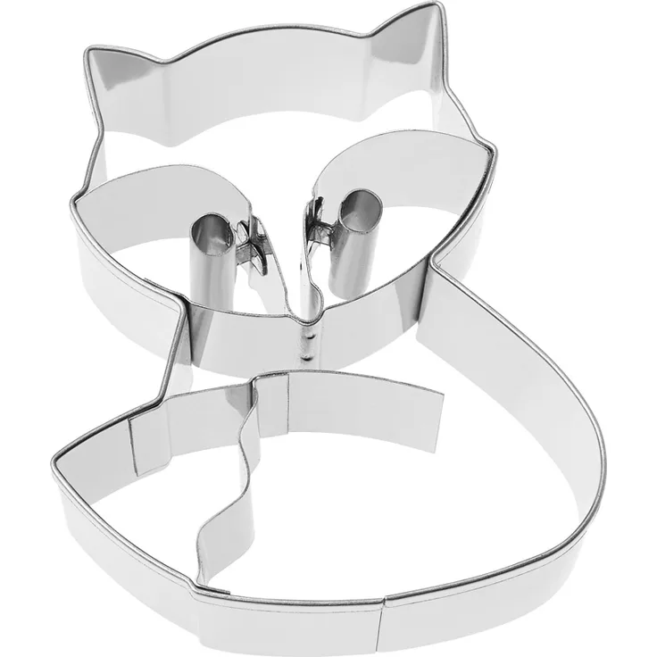 Birkmann 1010696110 Ausstechform Fuchs Fero, Kunststoff, Grau, 5 x 3 x 2 cm
