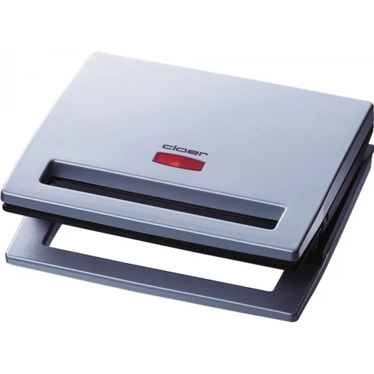 Cloer 6219 Sandwichmaker - 900 W - für 2 diagonal geteilte Toasts - optische Fertigmeldung - Kabelaufwicklung - – Bild 1
