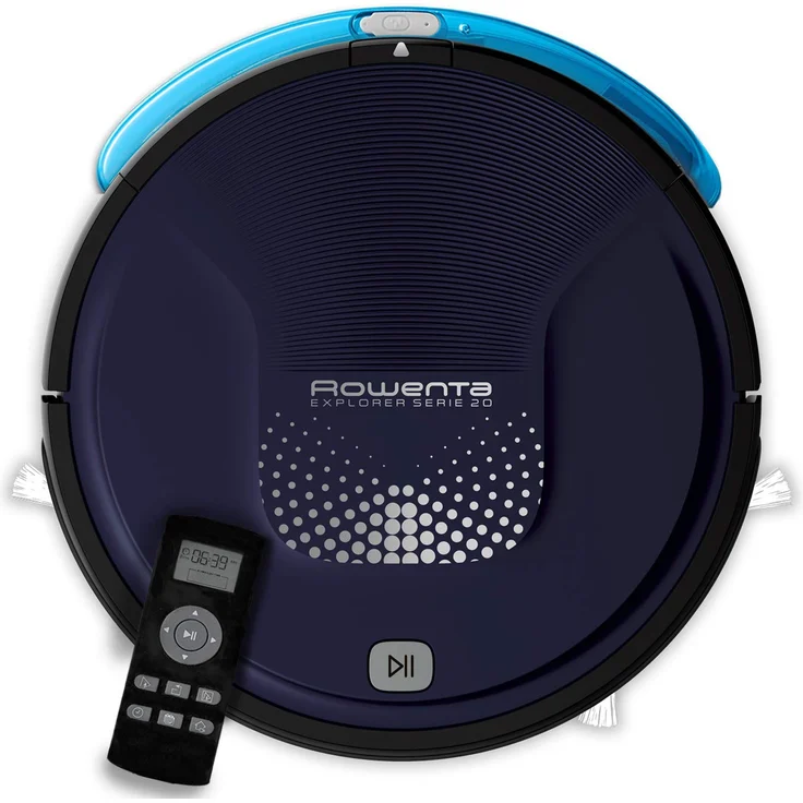 Rowenta RR6871WH Staubsauger Explorer Serie mit Mopp, kompakt, bis zu 150 Minuten Laufzeit, 3 Reinigungsmodi