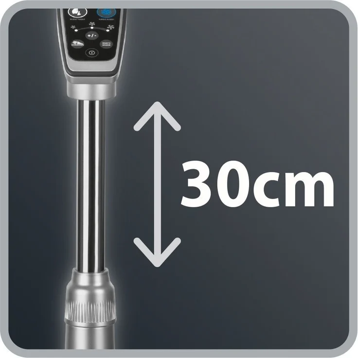 Rowenta VU5640 Turbo Silence Extreme, leise, 40W, Ventilator, 4 Geschwindigkeitsstufen – Bild 7