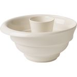 Villeroy & Boch Clever Baking Gugelhupf Backform, 25 cm, Premium Porzellan, Weiß
