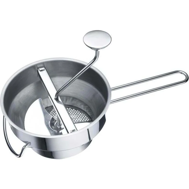 Westmark Passiermaschine-Passiersieb-Passe-vite mit 3 Lochscheiben, Rostfreier Edelstahl, Finoletta, Silber, 11952260