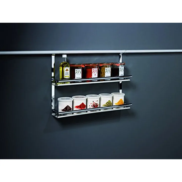 Kesseböhmer Gewürzbord 380 x 271 x 80 mm, 1 Stück, Edelstahl Effekt,80960019