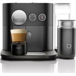 Krups Nespresso Expert und Milk XN6018 Kaffeekapselmaschine (mit Aeroccino3 und Bluetoth, 19 bar) schwarz mit Milchaufschäumer 
