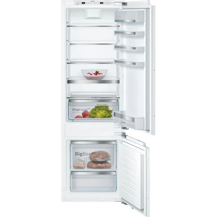 Bosch KIS87ADD0 Serie 6 Kühl-Gefrierkombination, Einbau, weiß, 0-Grad-Zone, LowFrost, Schnellkühlen und -gefrieren, LED, Breite 56 cm – Bild 1