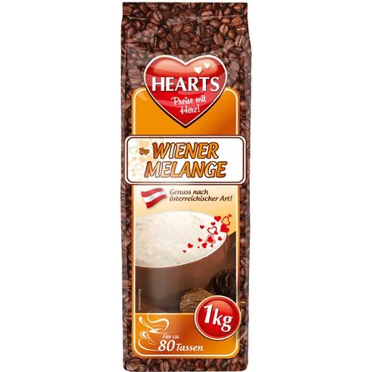 Hearts Cappuccino Wiener Melange 1kg