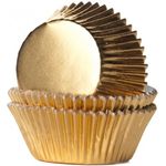 DECORA 0339792 Pakete 180 GOLDEN PAPIERFÖRMCHEN 27 X 17 MM