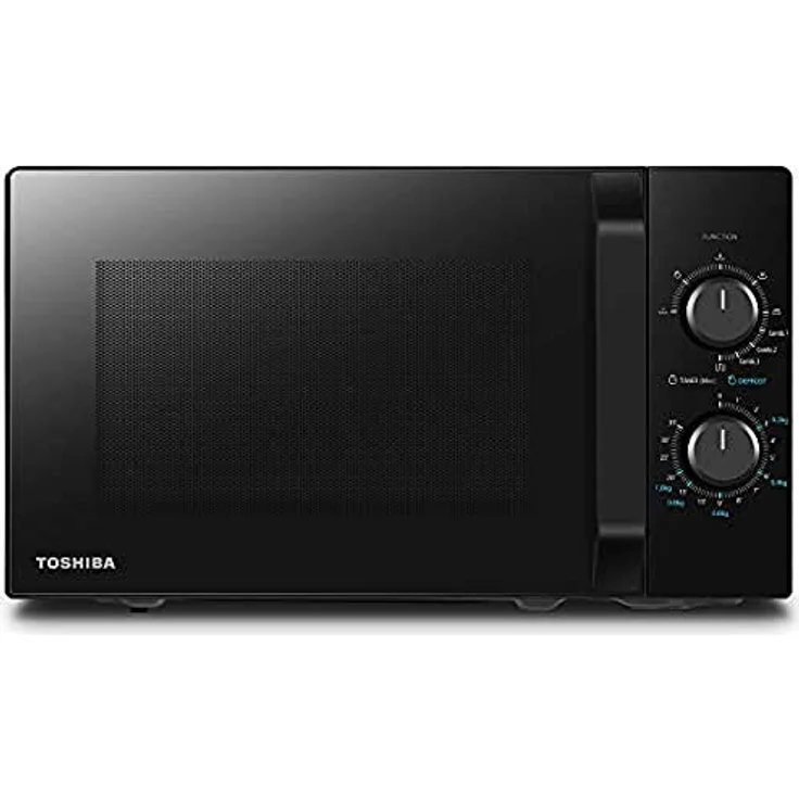 Toshiba MW2-MG20PF Mikrowelle mit Grill, Standgerät, 800 Watt, 20 Liter Garraum, schwarz