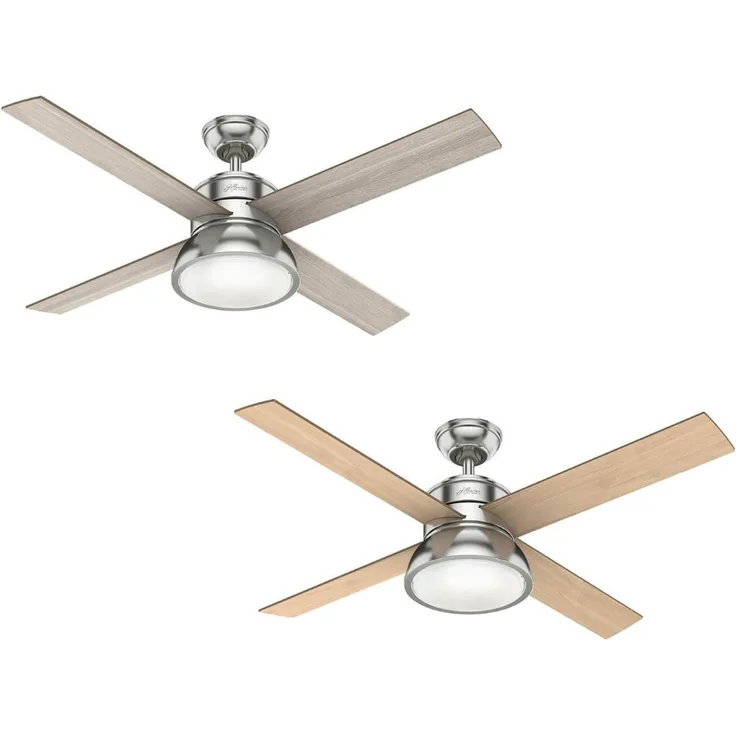 Hunter Deckenventilator Loki Nickel gebürstet 132 cm