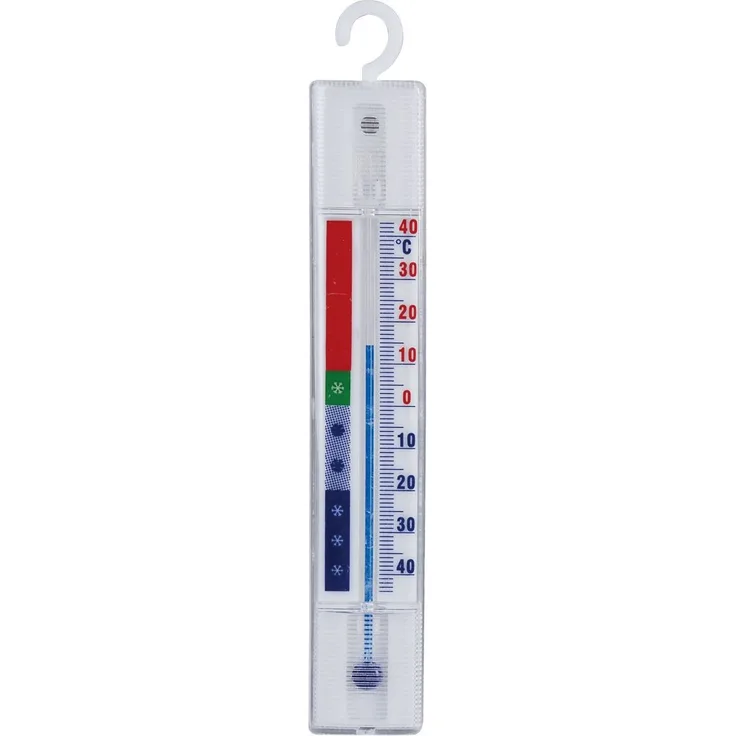 HENDI Kühlschrankthermometer, Thermometer, Digital Khülschrank, Wasserdicht, mit Aufhängehaken, Temperaturbereich von -40 bis 40 °C. Graduierung 1°C, 23x150x(H)9mm