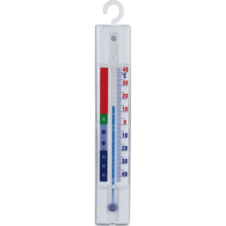 HENDI Kühlschrankthermometer, Thermometer, Digital Khülschrank, Wasserdicht, mit Aufhängehaken, Temperaturbereich von -40 bis 40 °C. Graduierung 1°C, 23x150x(H)9mm