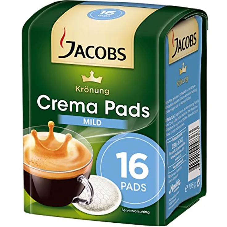 Jacobs Krönung Crema Pads Mild 16er