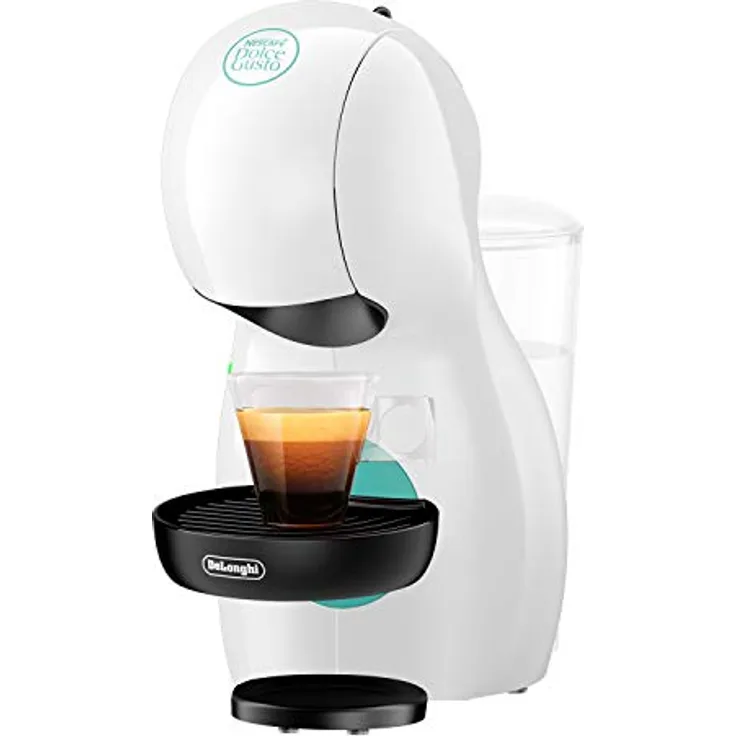 De'Longhi Nescafé Dolce Gusto Piccolo XS EDG 210.W Kapselmaschine (für heiße und kalte Getränke, 15 bar Pumpendruck, manuelle Wasserdosierung) weiß